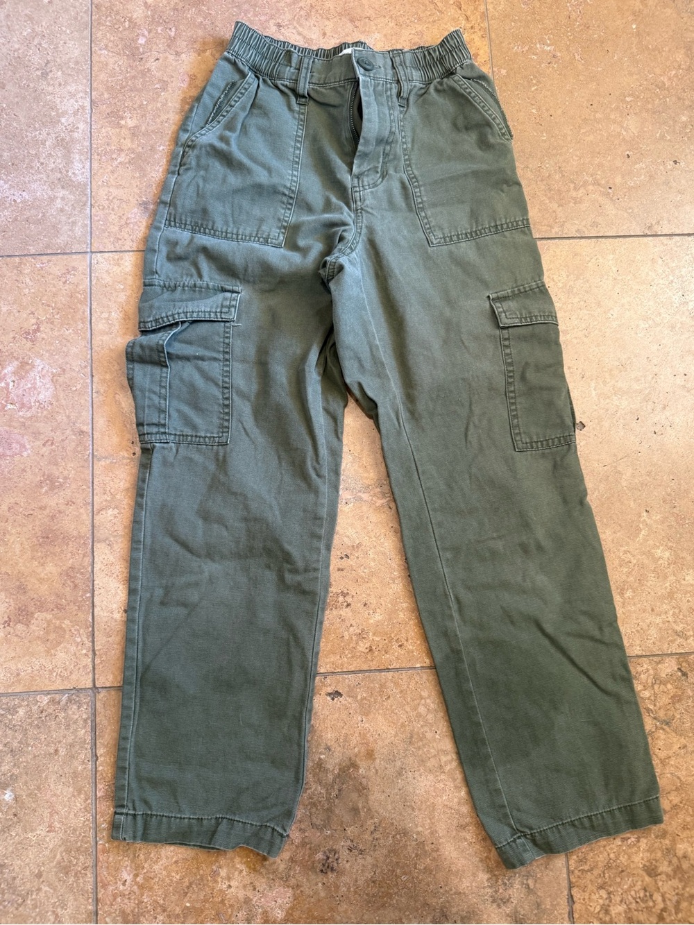 Aeropostale Green women’s  Cargo Pants with Elastic Waist